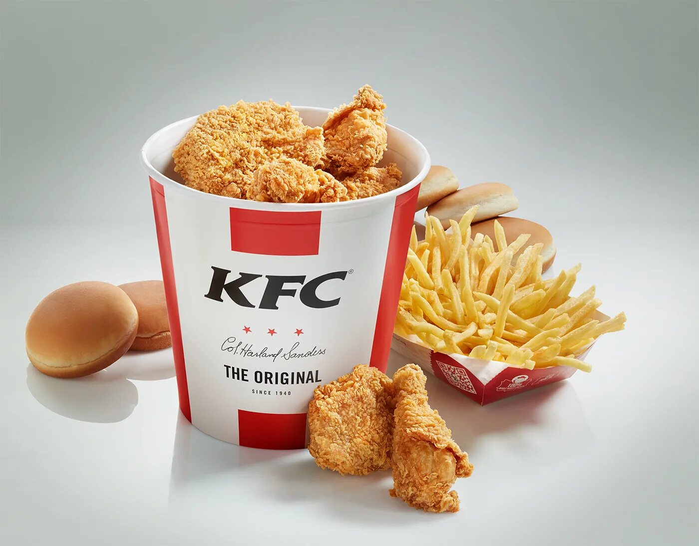 KFC Combo. KFC Лонгер комбо.