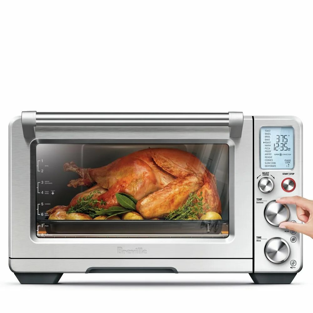 Курица в мини печи. Мини печь Breville. Breville Smart Air Fryer Oven. Breville bov900bss. Breville микроволновка.