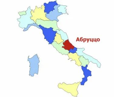 Карта северной италии