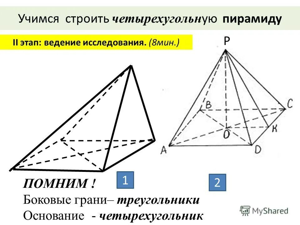 боковые грани треугольника