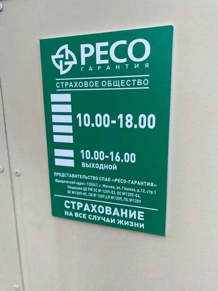 Ресо гарантия киров