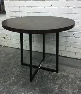 Металлический каркас круглого стола