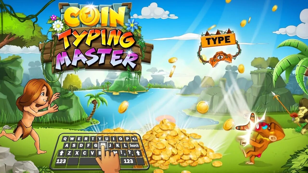 Type com games. Typing игра. Type Master игра. Мастер монет игра. Утенок собирает монеты игра на ПК.