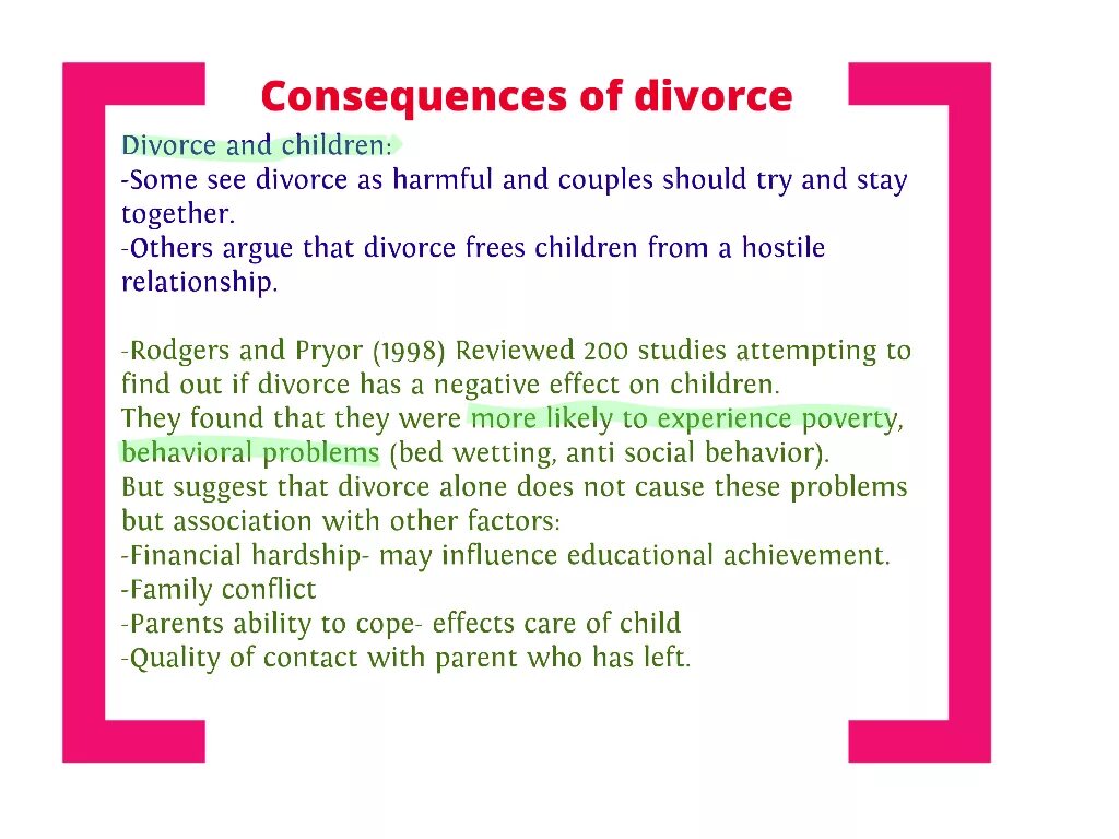 Causes of Divorce. Negative consequences of Divorce. Negative Effects of Divorce. Divorce speaking.