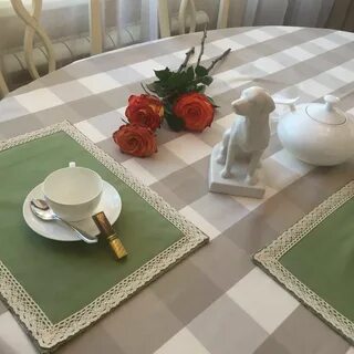 Отделка скатертей