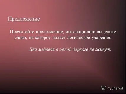 Два в одной берлоге не