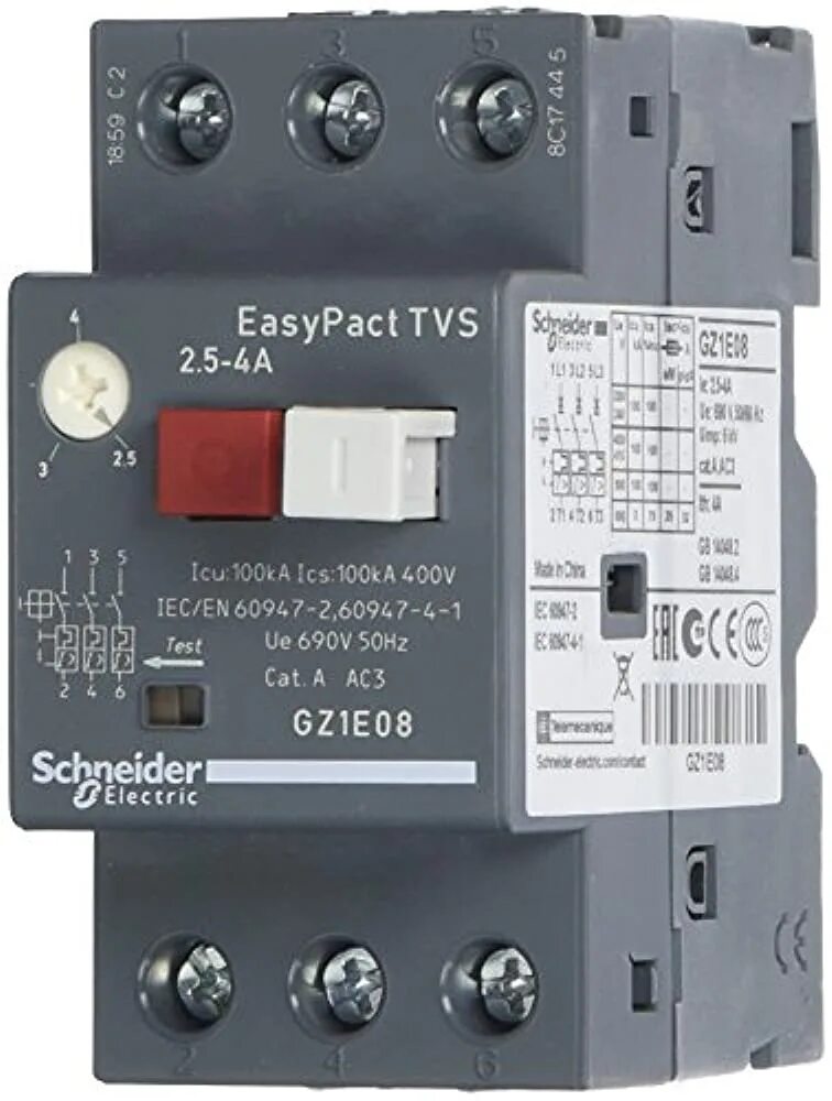 Шнайдер EASYPACT TVS 4-6.3A gz1e10. Автомат защиты двигателя Шнайдер gz1e 9-14а. Автомат Schneider Electric EASYPACT TVS. Шнайдер gz1e07. Gz1 org