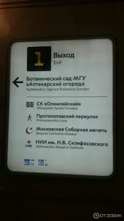 Метро ботанический сад выходы