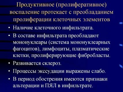 Варианты воспаления