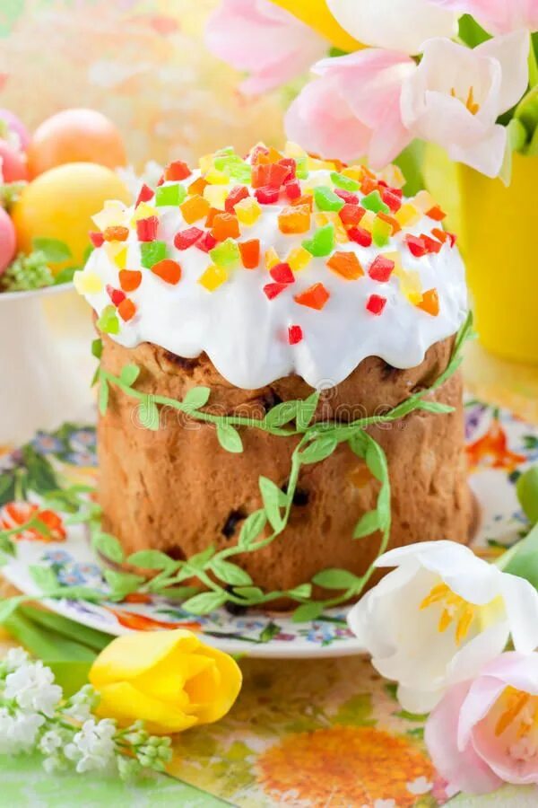 Красивые картинки с куличами и яйцами