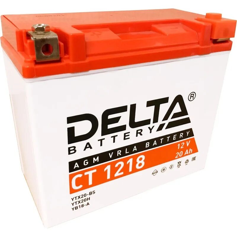 Аккумуляторная батарея Delta CT 1218. Аккумулятор Delta ct1218 12v 20ah. Ст 1218 Delta. АКБ Delta 12v 20ah.