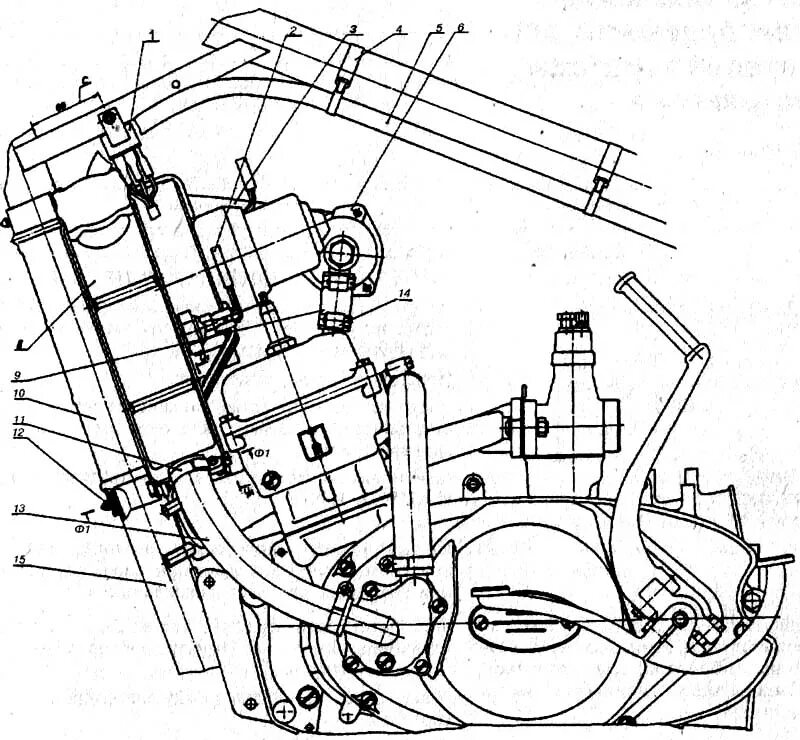 Иж юпитер 5 охлаждения. Схема двигателя ИЖ Юпитер 5. Двигатель ИЖ Юпитер 5 чертеж. Габариты двигателя ИЖ Юпитер 5. Схема двигателя ИЖ Юпитер 6 с водяным охлаждением.