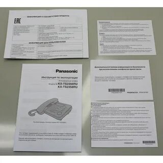 Телефон panasonic kx ts2358rub
