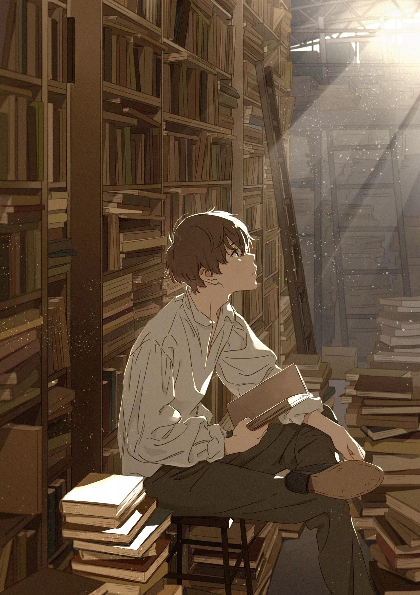 I to the library tomorrow