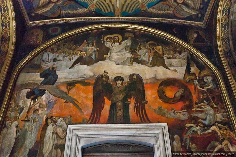 Васнецов фрески. Страшный суд васнецов владимирский собор. васнецов фрески владимирского собора в киеве. васнецов роспись владимирского собора в киеве. фрески васнецова во владимирском соборе.