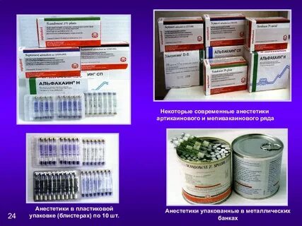 Современные анестетики