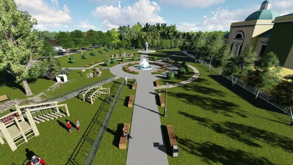Проект площади ленина городовиковск республика калмыкия. Благоустроенный населенный пункт. Озеленение населенных пунктов. Современный поселок благоустройство. Парки тамбова благоустройство.