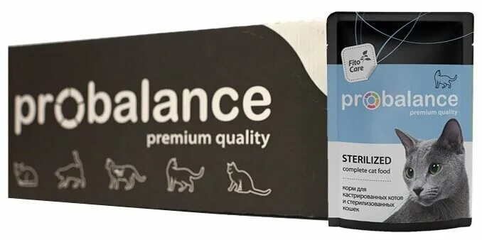 Probalance для кошек купить. PROBALANCE Sterilized для стерилиз.кошек / кастр. Котов, пауч 85 гр. ПРОБАЛАНС корм для кошек паучи. PROBALANCE корм для кошек влажный. PROBALANCE паучи для кошек.