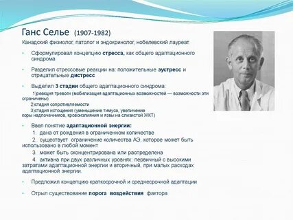 Теория стресса ученый