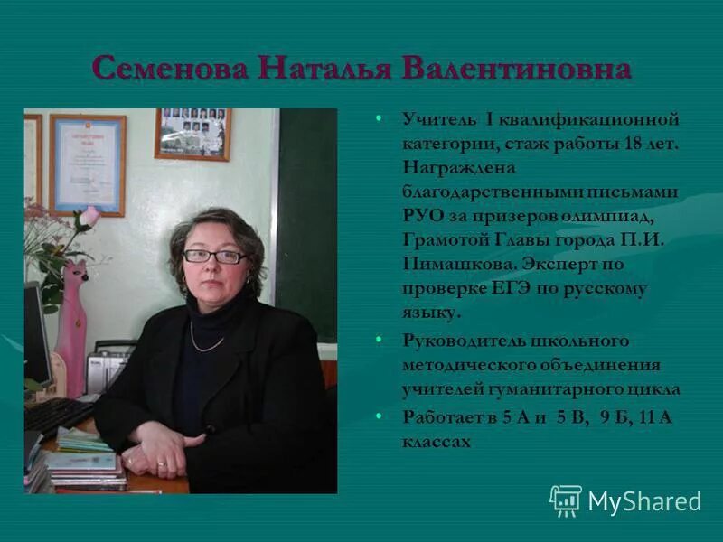 Вакансии учителя русского языка и литературы