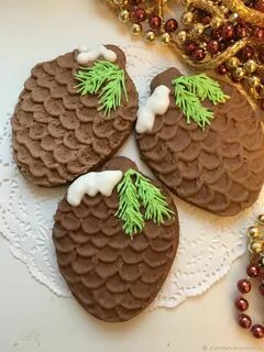 Шишки из печенья