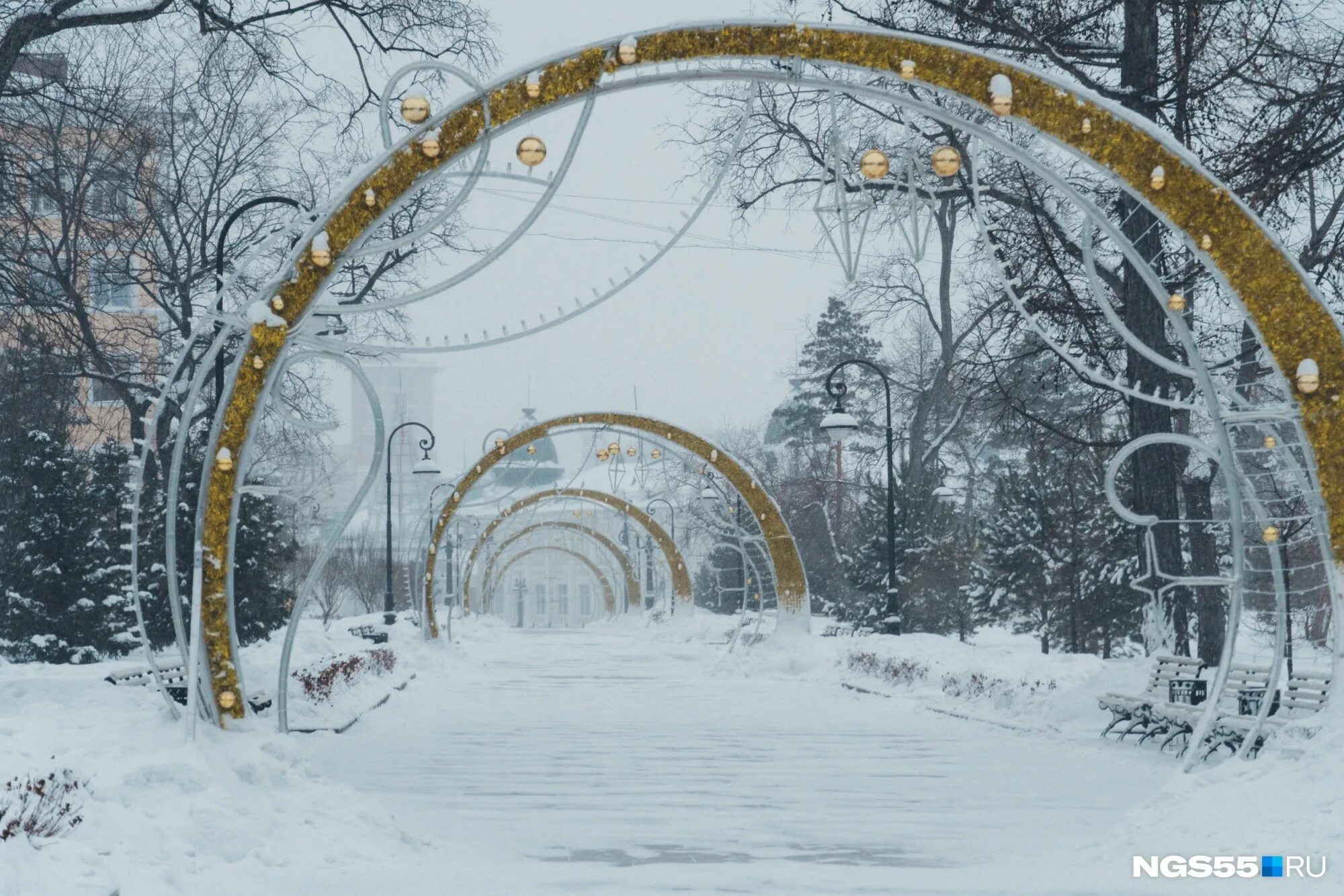 Снежный Омск. Омск зима. Снегопад в Омске. Парк замело. Купить снег омск