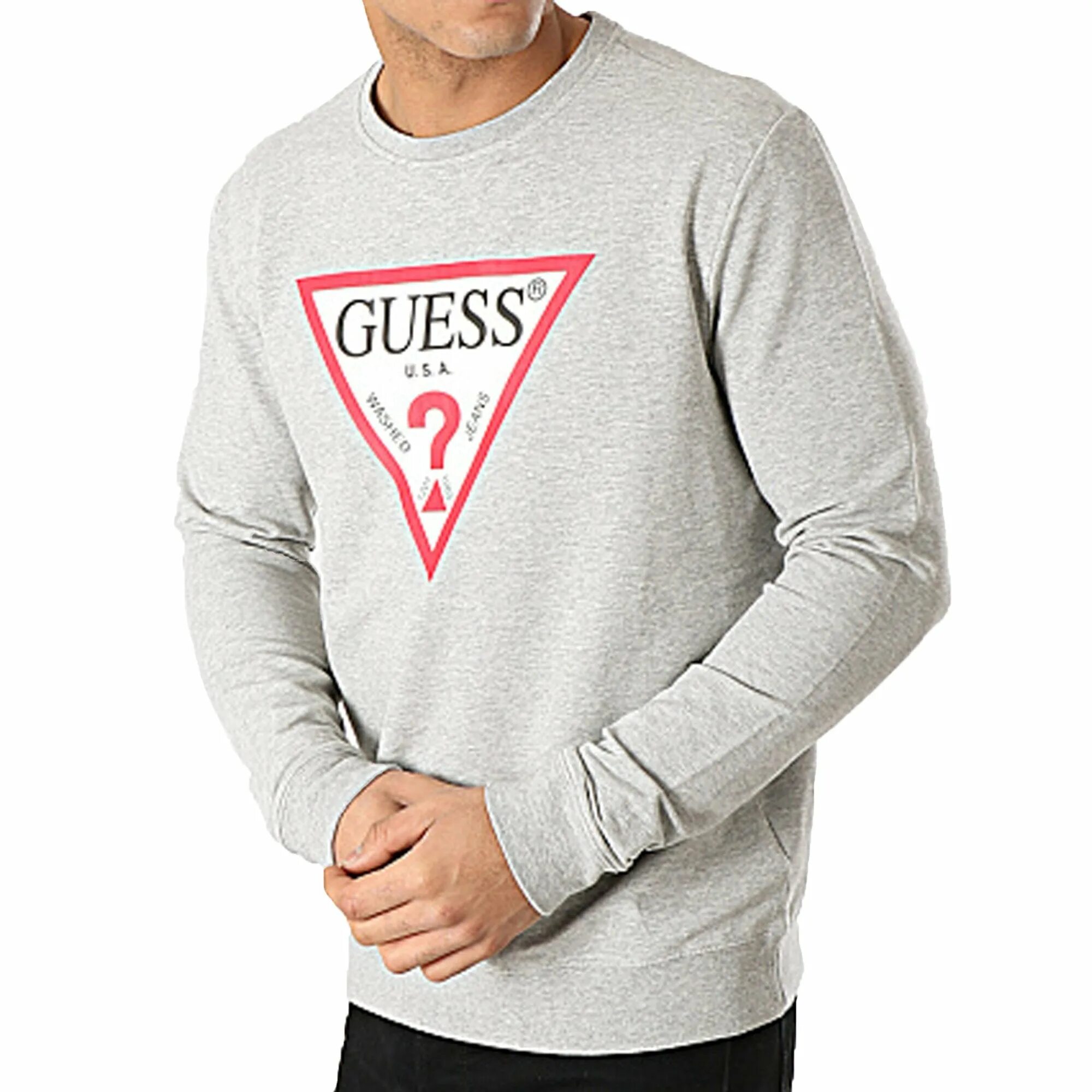 Кофта guess. Серый свитшот Гуес. Guess icon свитшот. Guess iconic свитшот. Guess Sweatshirt White.