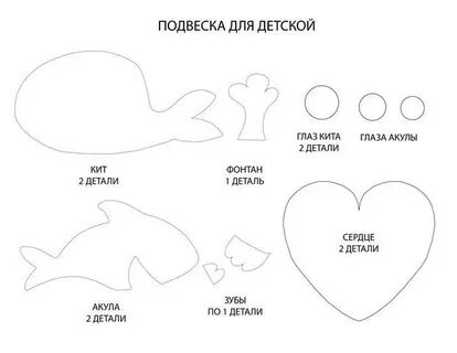Выкройка мобиля