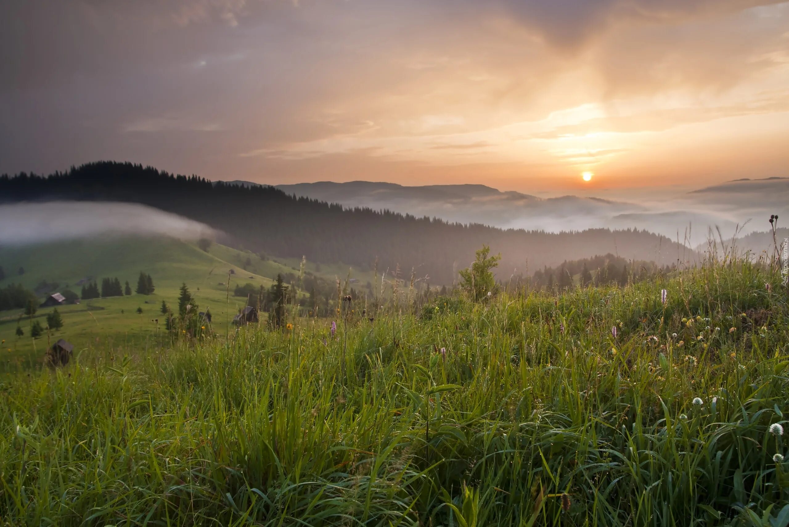 Красивый закат солнца. Кромка солнца. Багровый закат. Лучи восходящего солнца. Кромка солнца.
