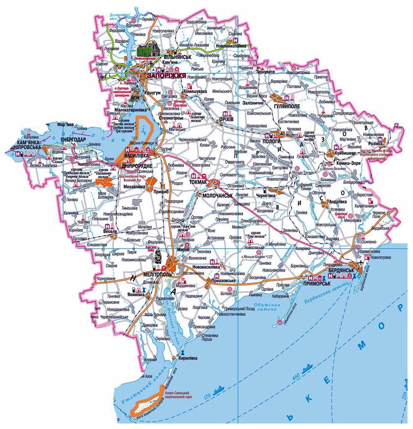 Мелитополь какая область россии. Запорожская область на карте Украины. Запорожская область на карте. Карта Запорожской области подробная. Карта Запорожской области с районами.