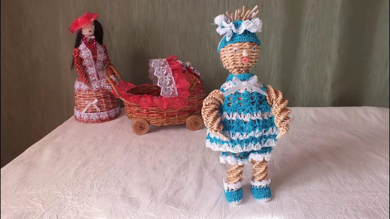 Поделки самоделки кукла 5 Beautiful Jute craft doll How to decorate doll from jute rope Artesanía corcho