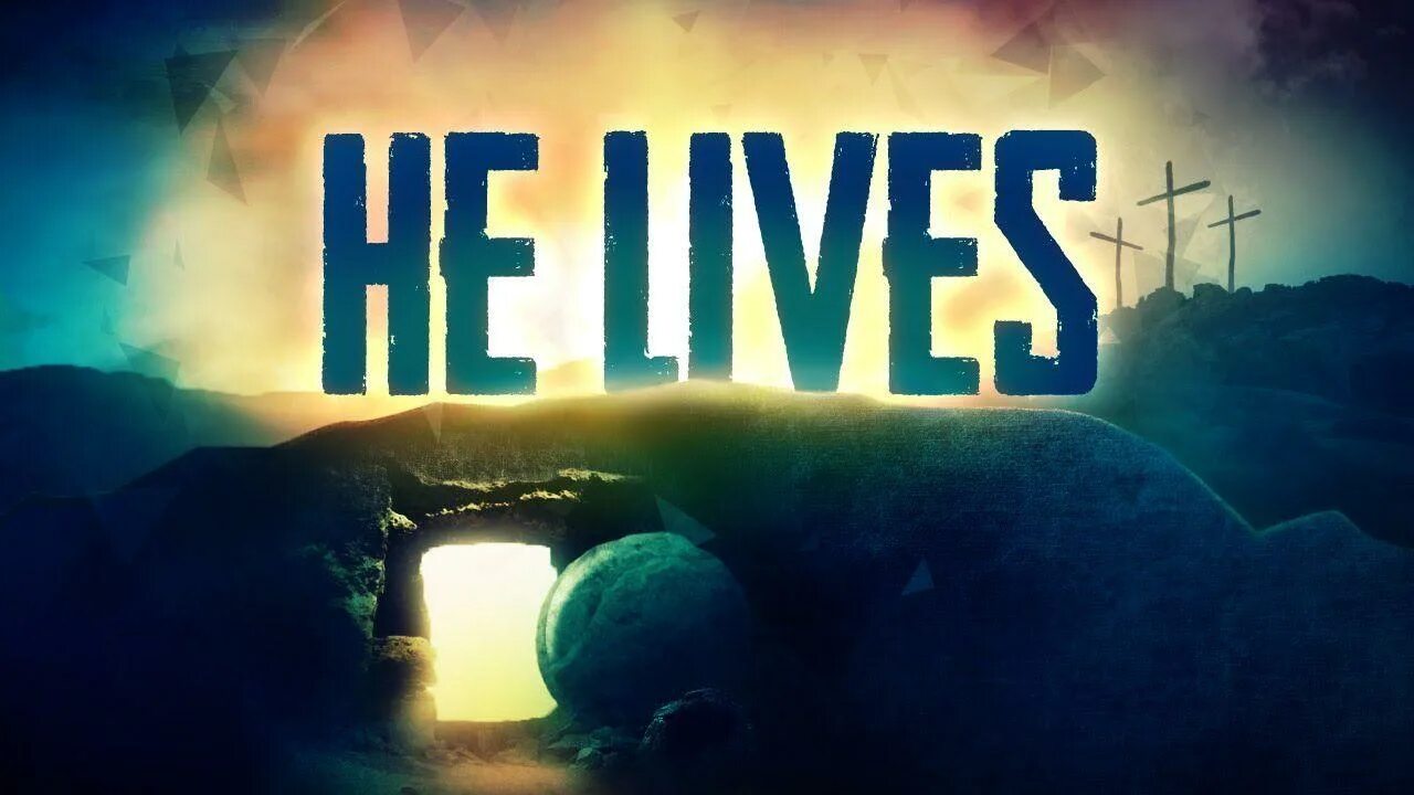 He is live. He live lives. christ is risen. happy easter he is risen. christ is risen happy easter.