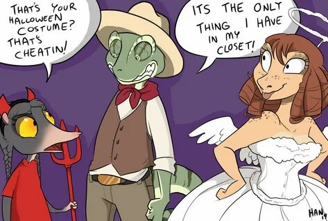 82040 - safe, artist:jabbersart, beans (rango), rango (rango), angel, cham...