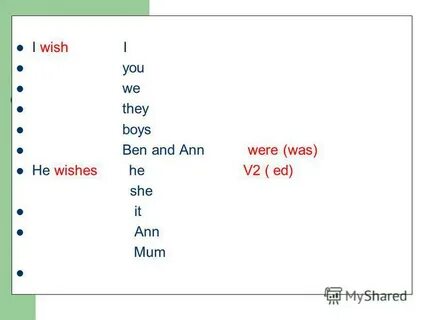 Wish to be