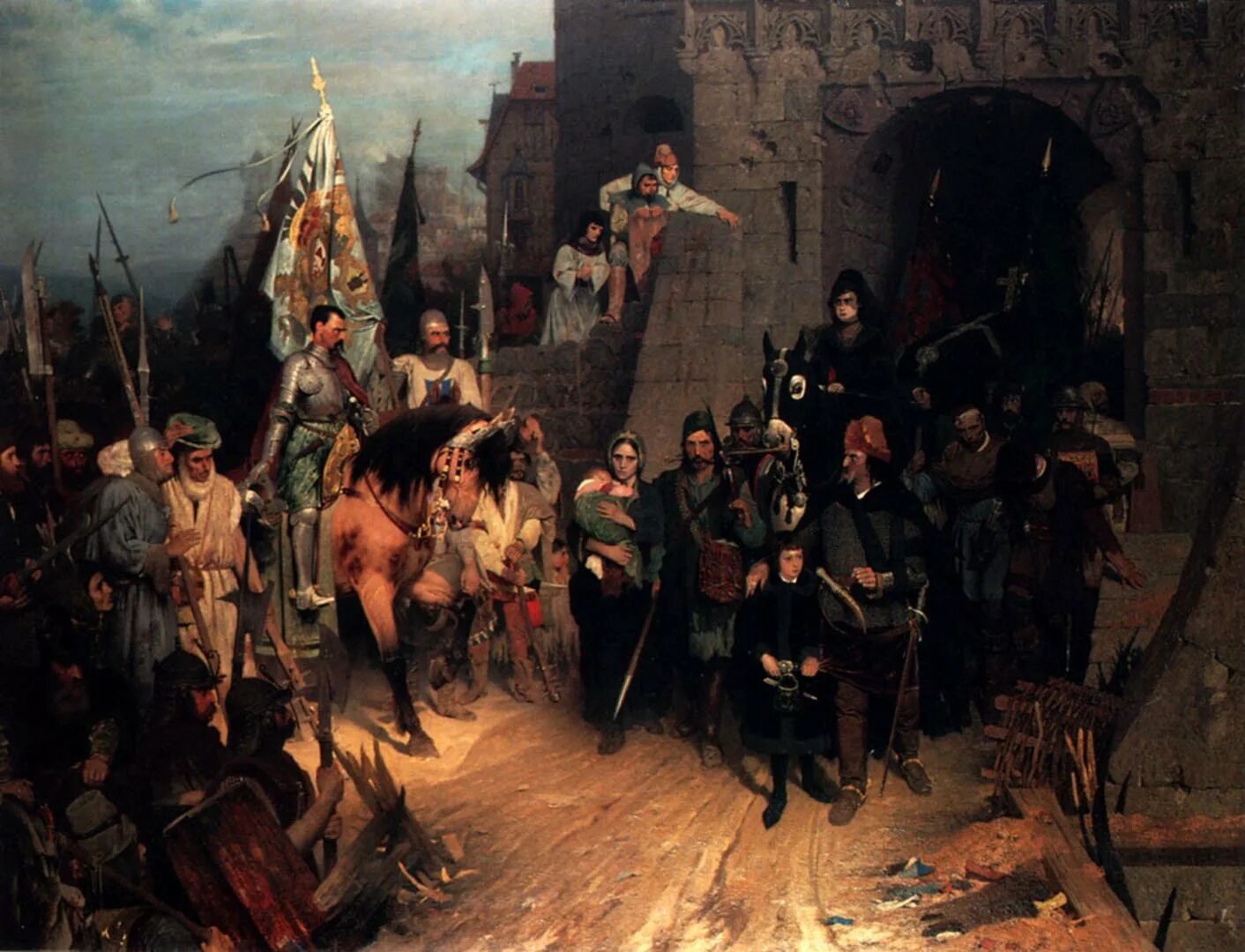 Гуситы картина. Гуситские войны картина. Европейская историческая живопись. Немецкая живопись 19 века.