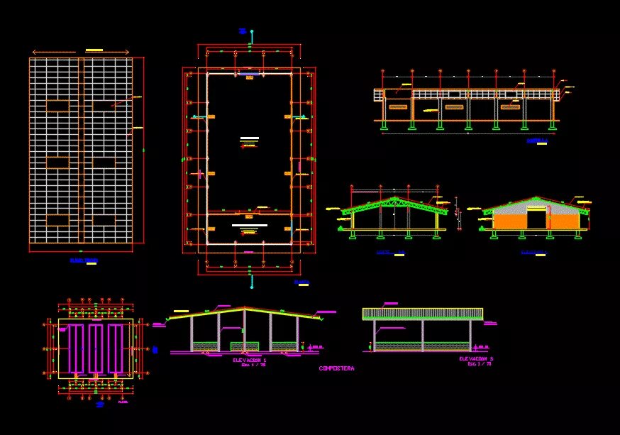 Фундаменты dwg