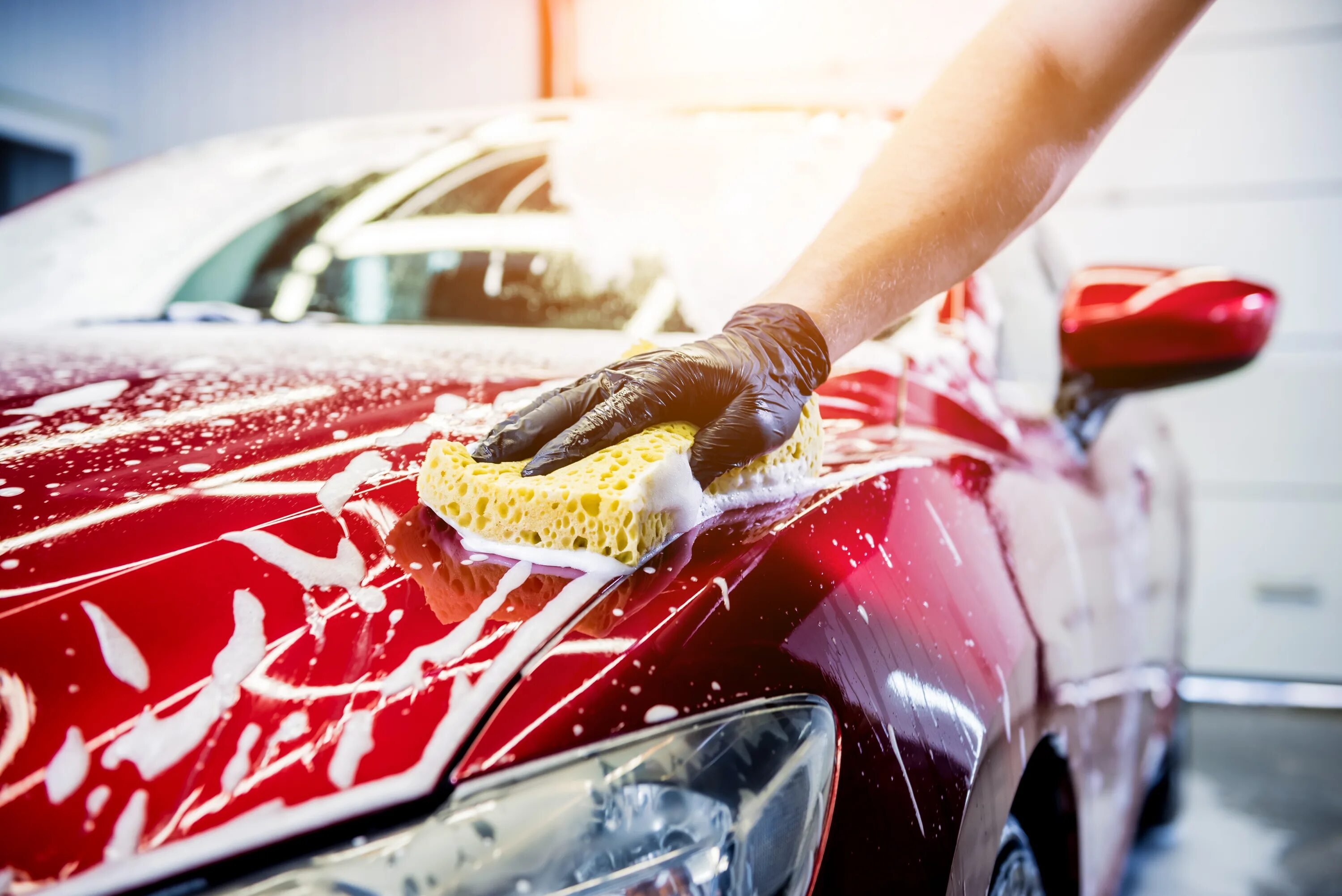 Clean the car