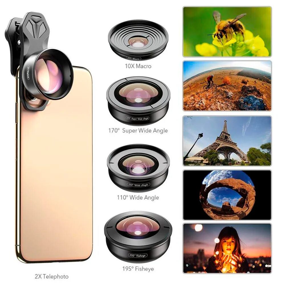 Макролинза для телефона Angle Lens. Объективы на телефон Apexel. Apexel Telephoto Lens 4x. Камера объектив макро широкоугольная линза фишай iphone 10. Фильтры на камеру телефона