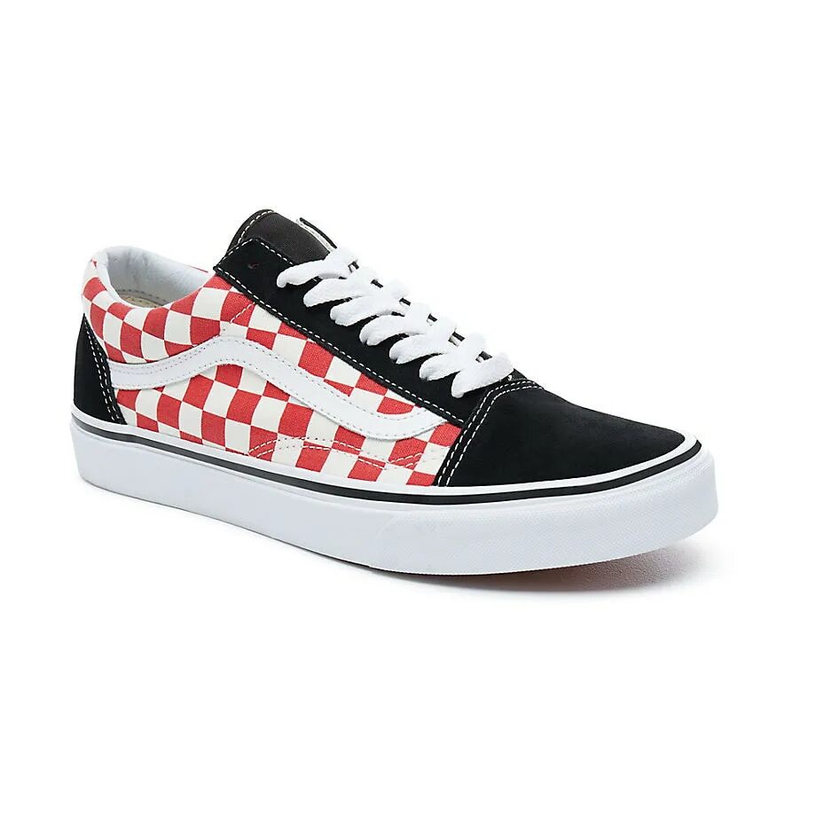 Красные вансы. Кеды vans old School Checkerboard. Кеды vans old Skool. Vans old Skool Checkerboard. Кеды vans old Skool черные.