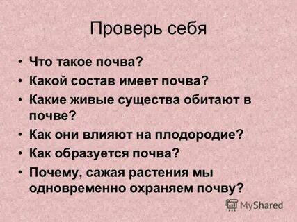 Какой состав имеет почва 3