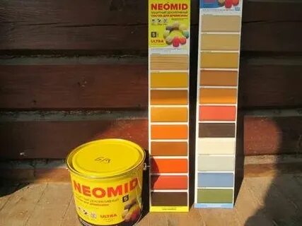 Краска для древесины neomid