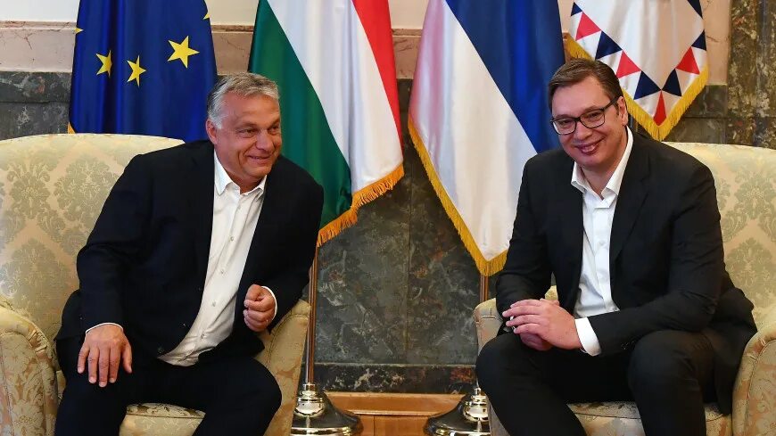 Союз россии и венгрии. Вучич Орбан. Премьер министр Сербии 2022.