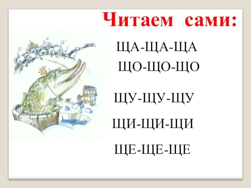 Чтение слогов с буквой щ. Слоги с буквой щ для дошкольников. Чтение слов с буквой щ для дошкольников. Звук и буква щ. Звук щ буква щ презентация