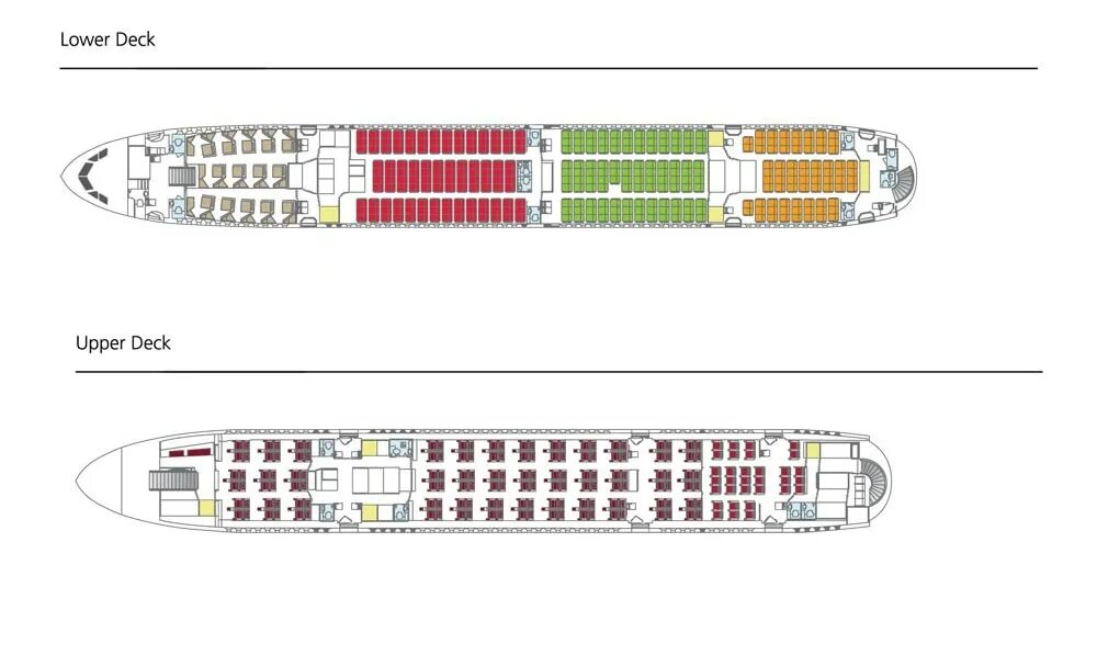 A380 800 emirates схема салона