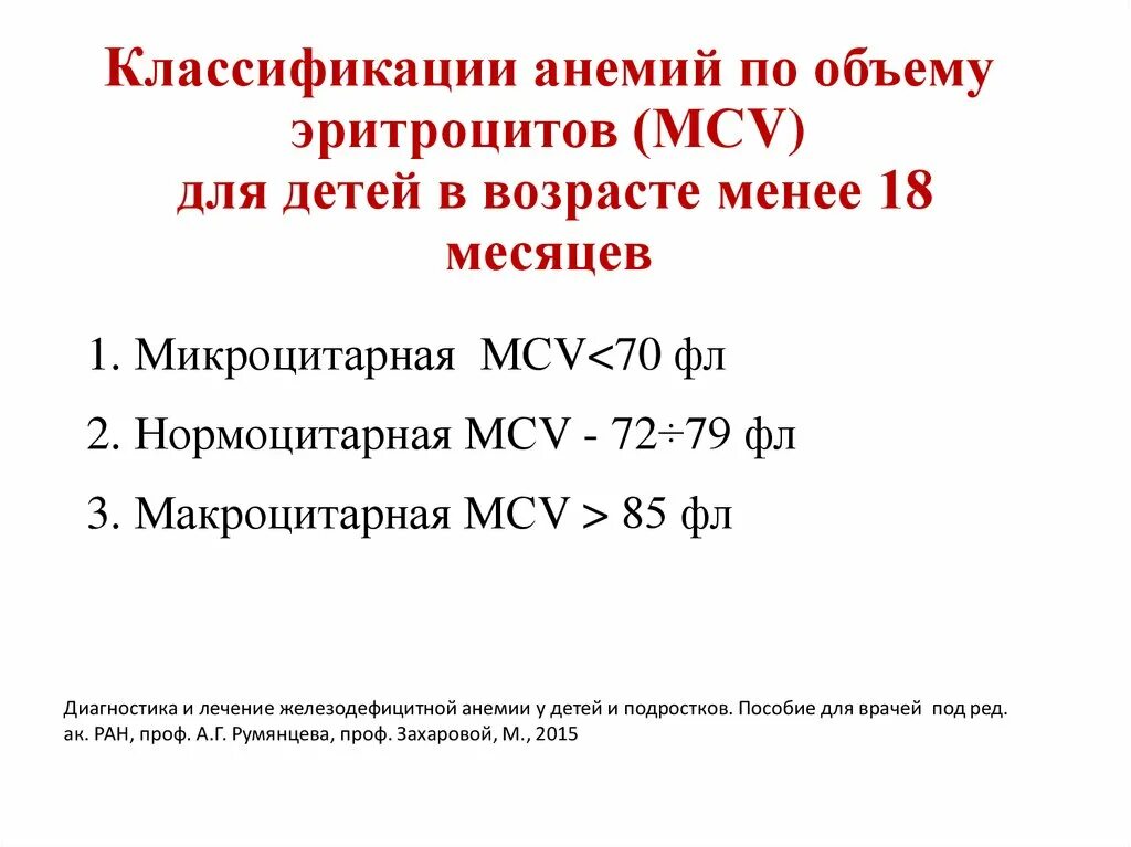 Анемия количество эритроцитов. Классификация анемий. Классификация анемий у детей. Классификация анемий по объему эритроцитов. MCV классификация анемий.