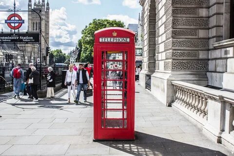 Телефонная будка в англии