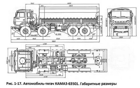 Шасси камаза схема
