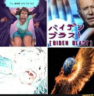 T'LL NEVER VoTE FoR You ow SS BIDEN BLAS 