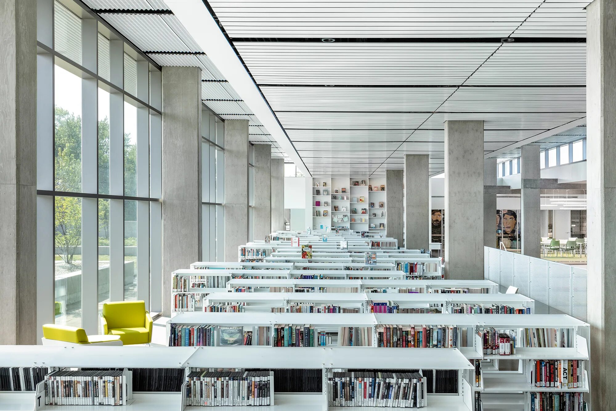 Look library. Библиотека в Бруклине. Библиотека от look Architects.. Общественная библиотека (2018). Специализированная библиотека в Чикаго.