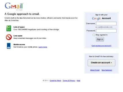 Gmail mailing address